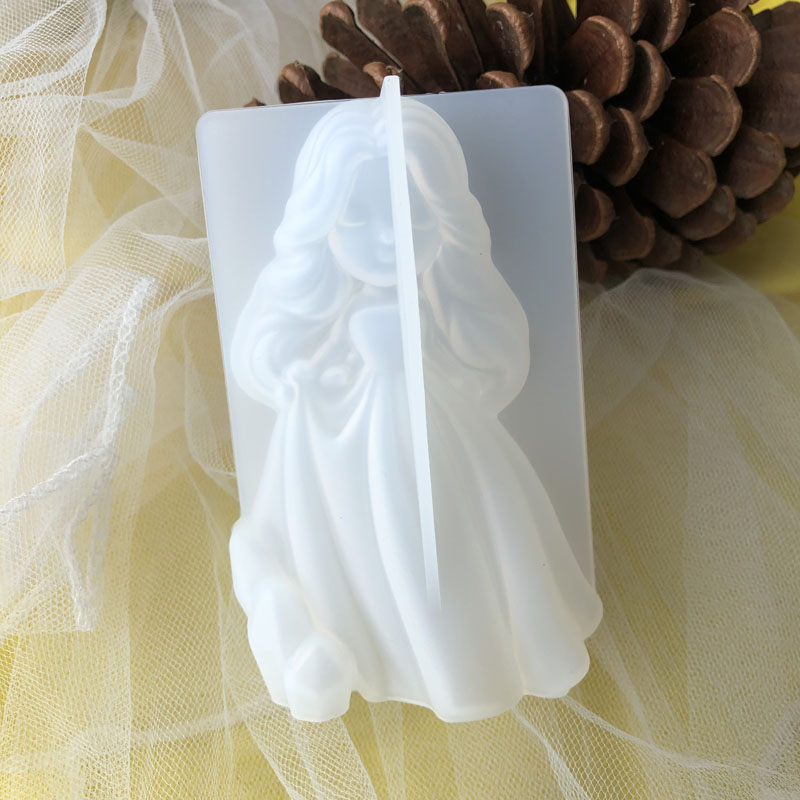 Soap Making Ins - 3D Sevimli Prenses Silikon Mum Kalıp