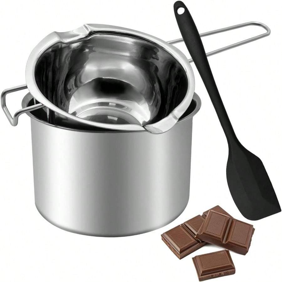 Soap Making Double Boiler - Çift Kazanlı Tencere Seti Paslanmaz Çelik