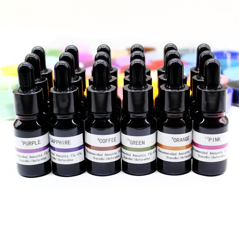 Soap Making Dye - 10ml Sıvı Mum Boyası Yüksek Konsantrasyonlu