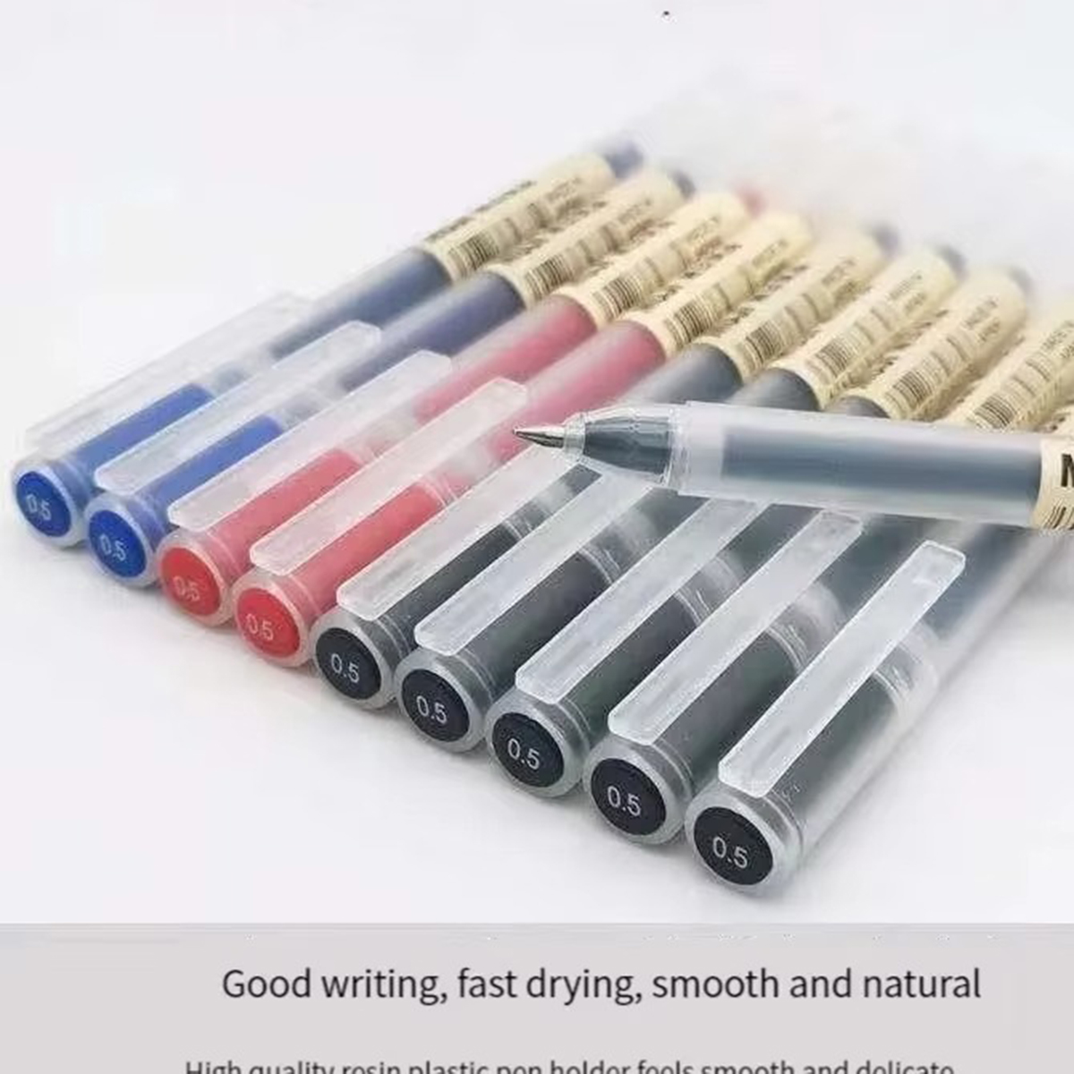 Muji Stationery Gel Pen - 3-6 adet Kawaii Jel Kalem Siyah/Kırmızı/Mavi