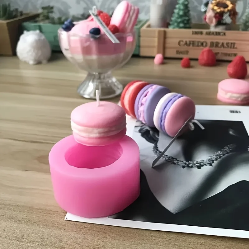 Soap Making Liquid - DIY Simülasyon Makaron Silikon Kalıp El