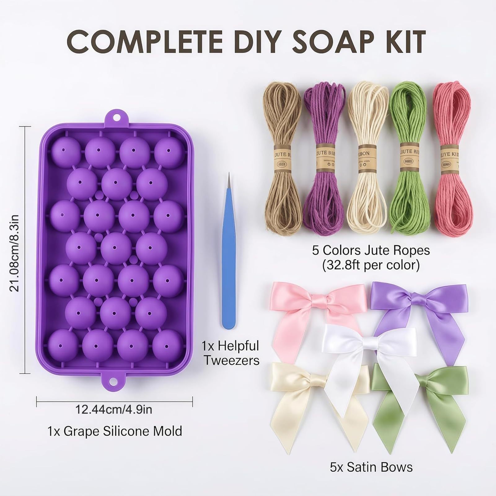 Soap Making Hobbycraft - Yaratıcı Üzüm Sabunu Kalıp DIY Zanaat