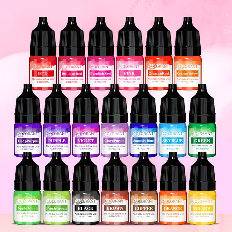 Soap Making Dye - 5 ml/Şişe Mum Balmumu Pigment Renklendirici
