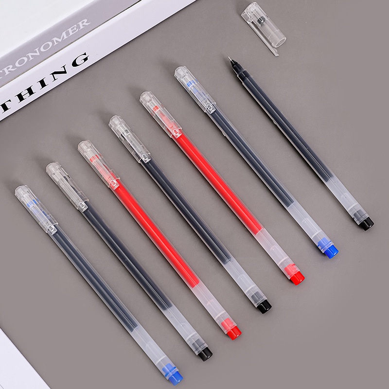 Muji Stationery Gel Pen - 0.5mm Büyük Kapasiteli Siyah/Kırmızı/Mavi Mürekkep MUJI