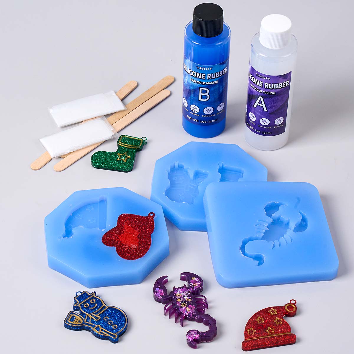 118ml/296ml Silikon Kalıp Yapı - Soap Making Liquid incelemesi ve fiyatı
