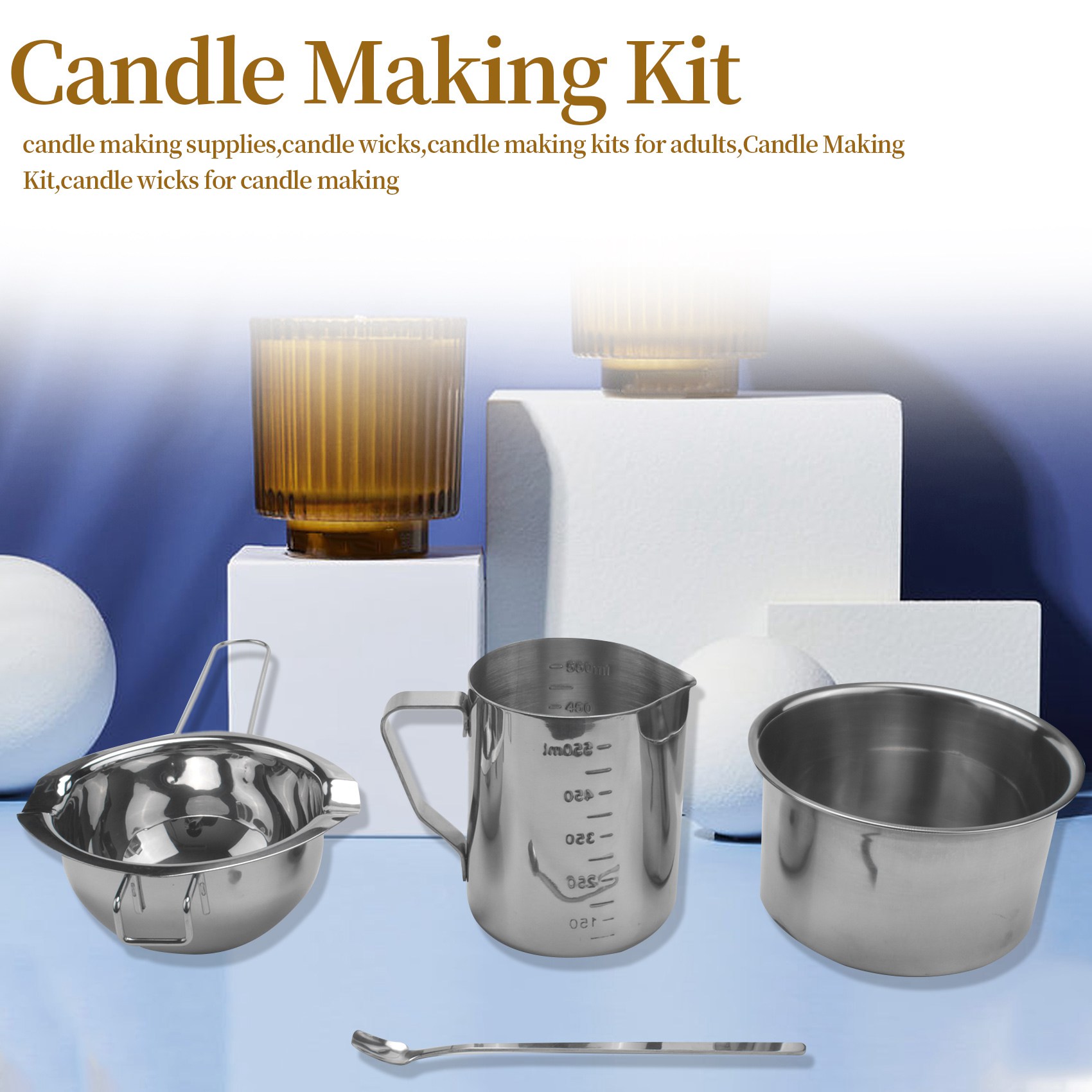 AEE8-4 Set Paslanmaz Çelik Çif - Soap Making Double Boiler incelemesi ve fiyatı
