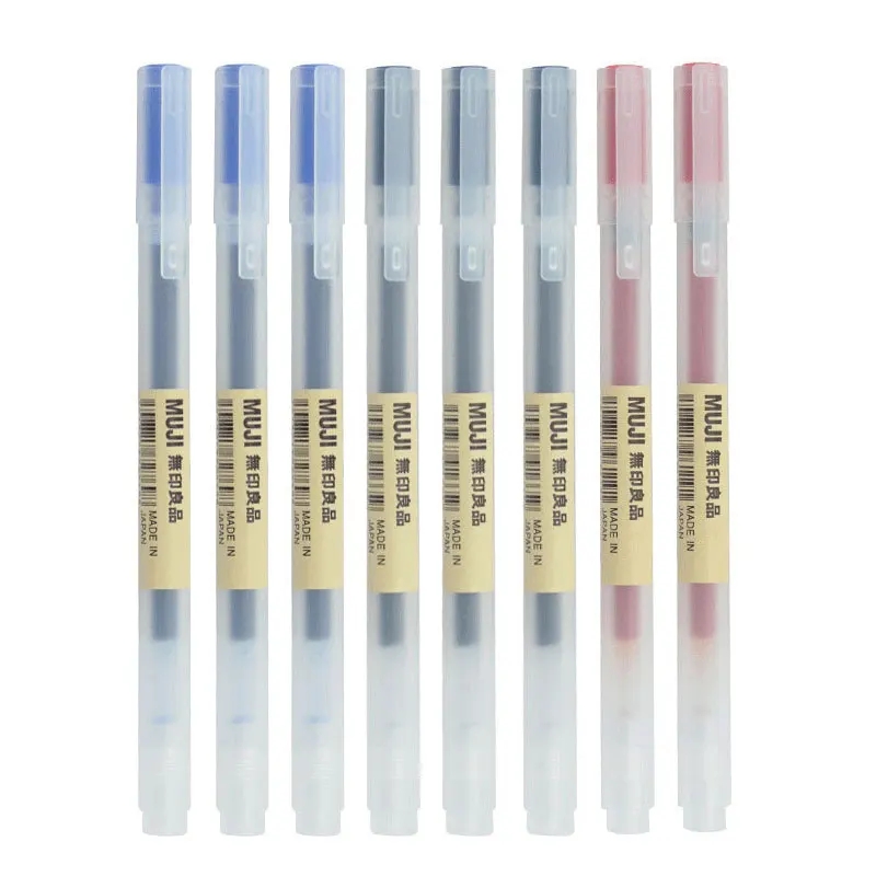 3-6 adet Kawaii Jel Kalem Siya - Muji Stationery Gel Pen incelemesi ve fiyatı