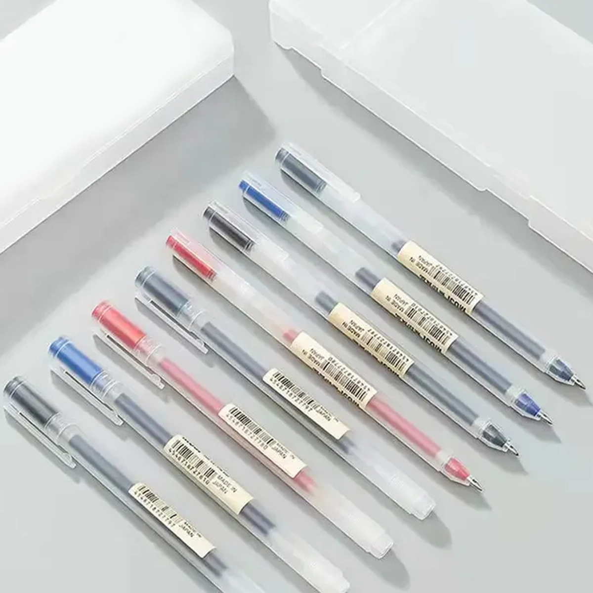 3-6 adet/takım 0.38mm Kawaii M - Muji Stationery Gel Pen incelemesi ve fiyatı