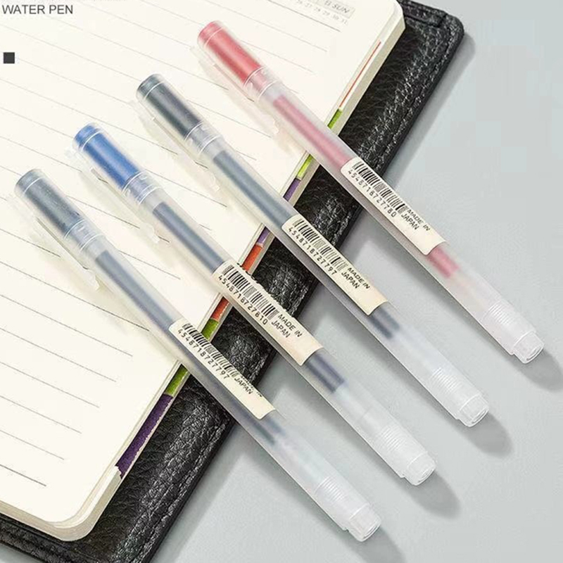 3-6 adet/takım 0.38mm Kawaii M - Muji Stationery Gel Pen incelemesi ve fiyatı