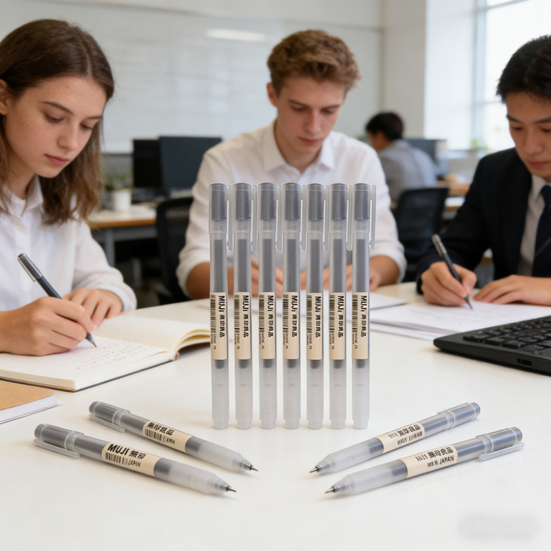 6/8 adet MUJIs tarzı jel kalem - Muji Stationery Gel Pen incelemesi ve fiyatı